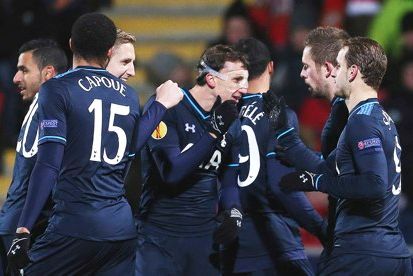 Vlad Chiriches scores and is in line for a start versus the Champions