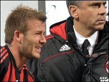 D Beckham of Milan